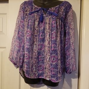 American eagle sheer blouse